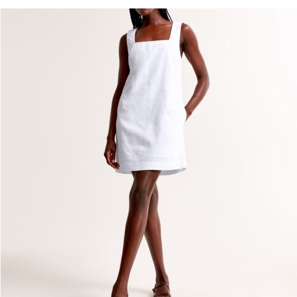 Abercrombie Linen Mini Shift Dress